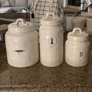 Kitchen canisters (set of 3)